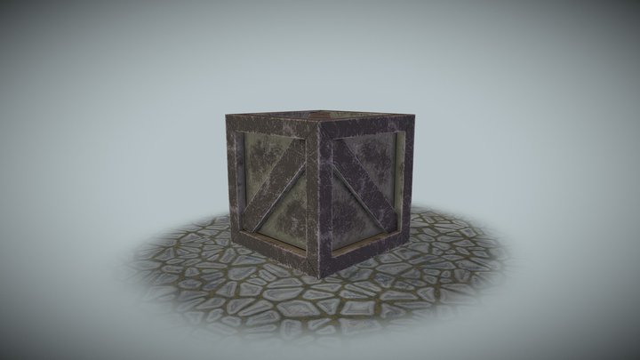 Baked Crate - Remake - College Project 3D Model