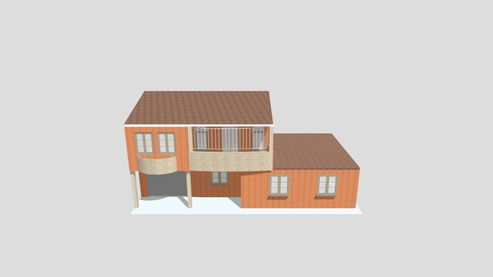 Plan maison familiale 3D Model