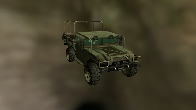 Apocalyptic car (mod. 1) 3D Model