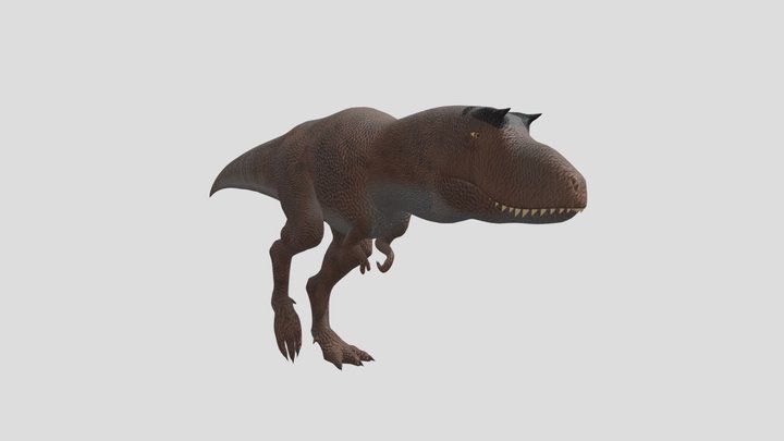 Albertosaurus Walk Animations 3D Model