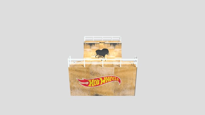 Assignment 5-Textured Halfpipe 3D Model