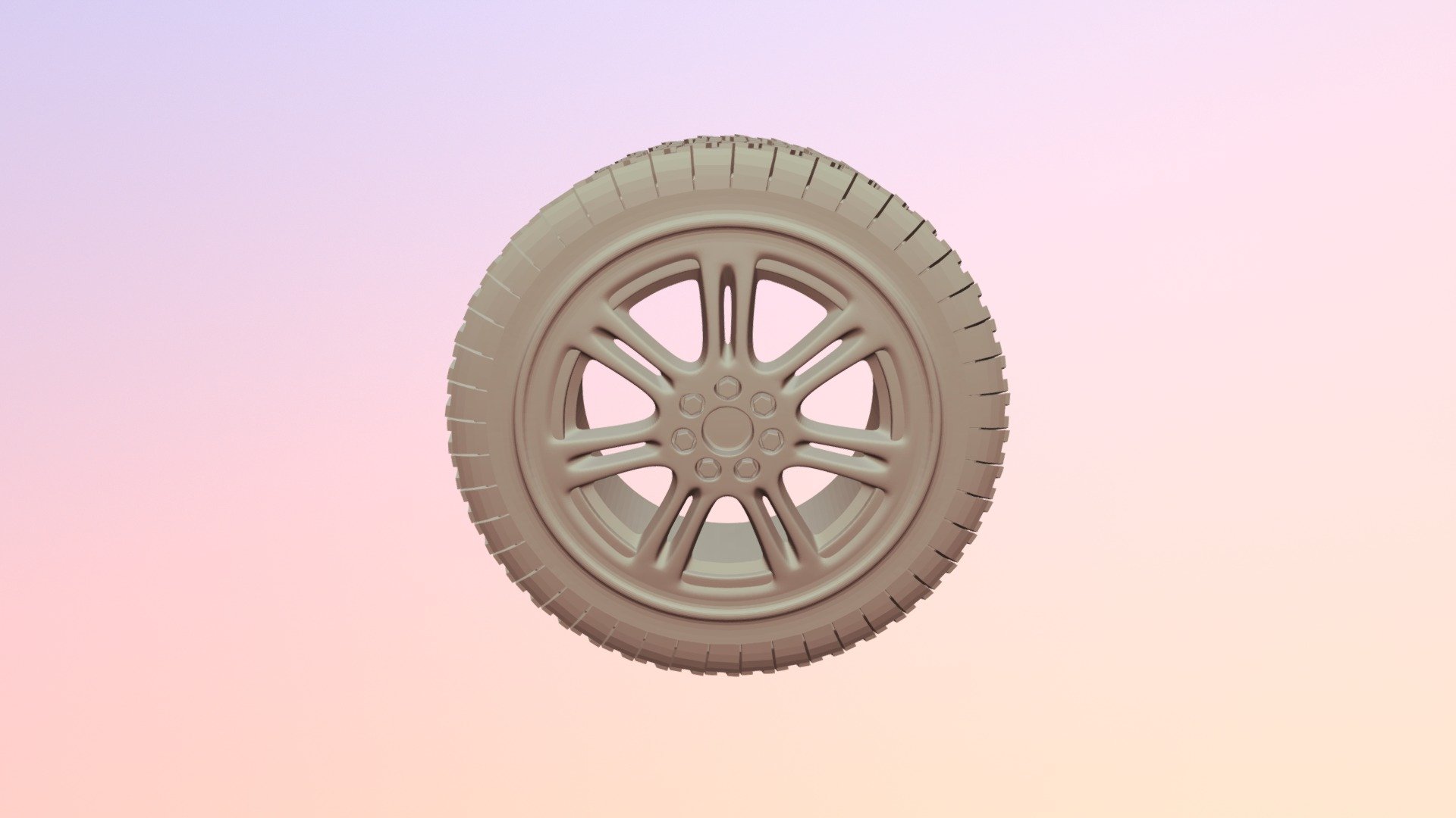 Peach Tire