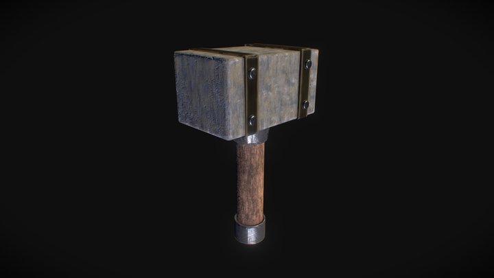 Hammer - ready to game 3D Model