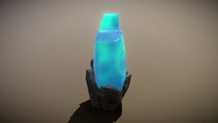 Crystal Rock 3D Model