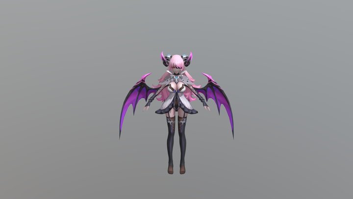 Morrigan (AuraKingdom) 3D Model