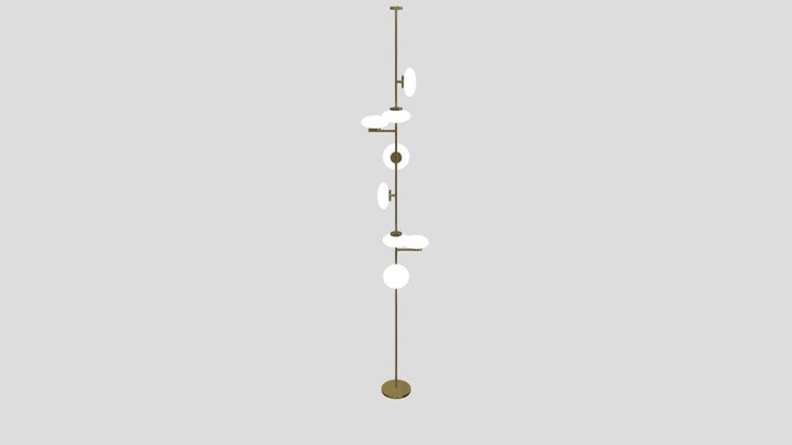 den led trang tri phong ngu 3D Model