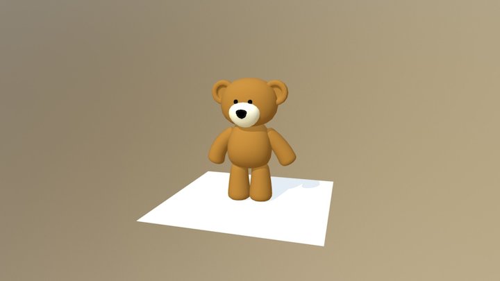 Teddy Bear - Idle 3D Model