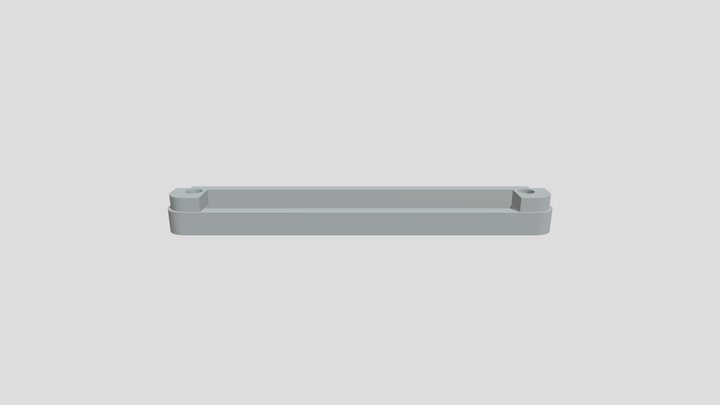 QTR-8RC Reflectance Sensor Array Support 3D Model