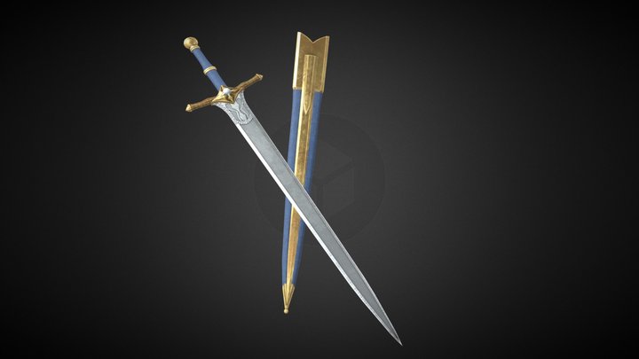 Holy Maiden's Arming Blade 3D Model