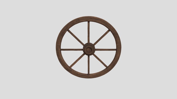 Wood Tyre 3D Model
