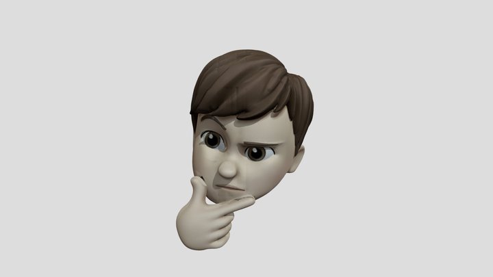 The Realm Geno Memoji Profile Picture 3D – Free 3D Model STL