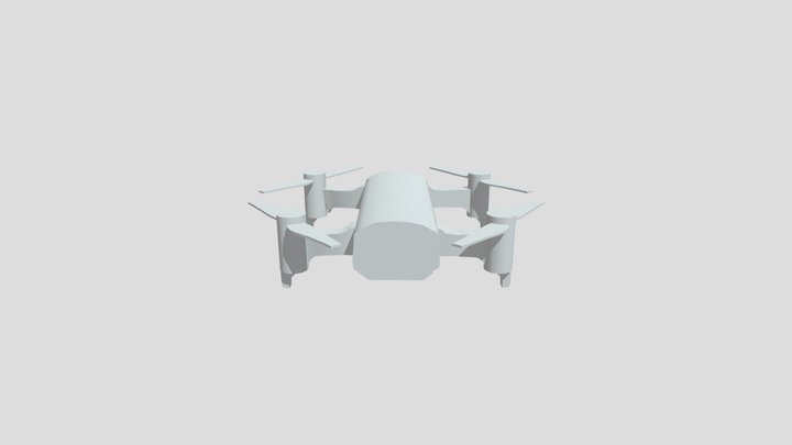 Drone Final With U Vs 3D Model