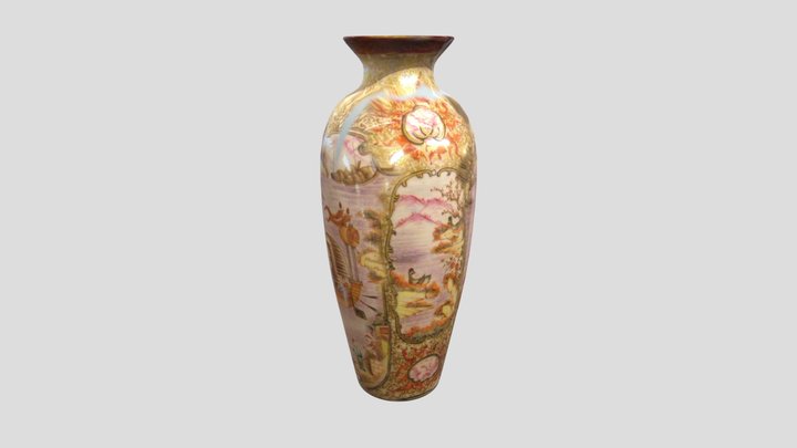 普通 花瓶 3D Model