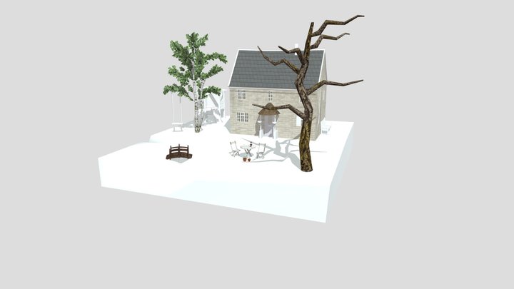 DAE Diorama - Grandma's House 3D Model