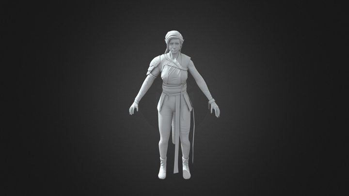 Game Res Character 3D Model