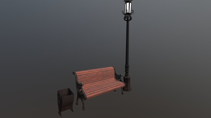 Forged Street Pack 3D Model