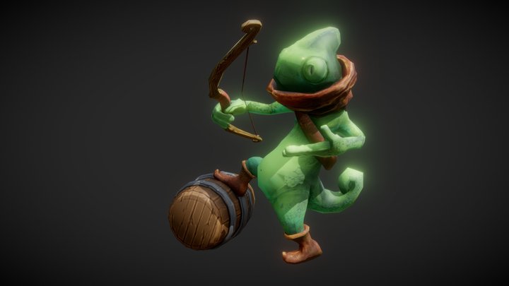 Chameleon 3D Model