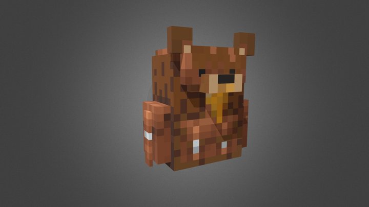 Bear backpack 3D Model