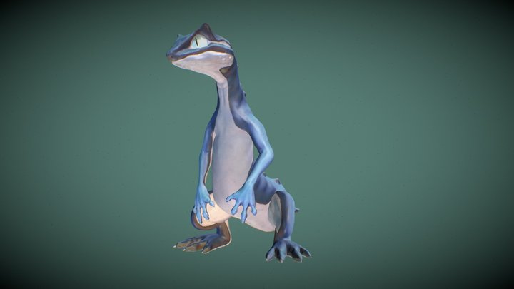 Stylized Lizard 3D Model