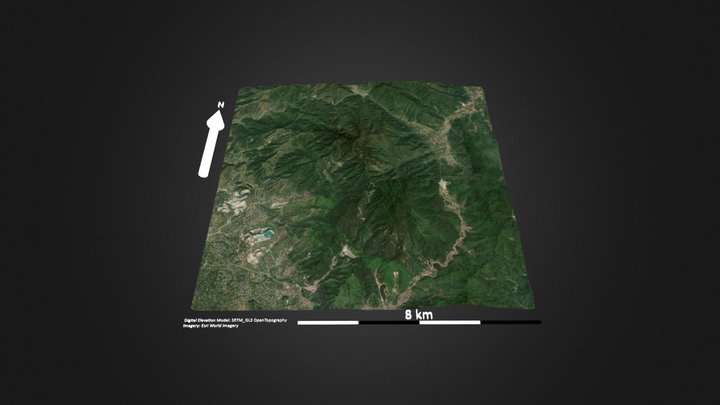 武汉双峰山 – Free 3D Model STL