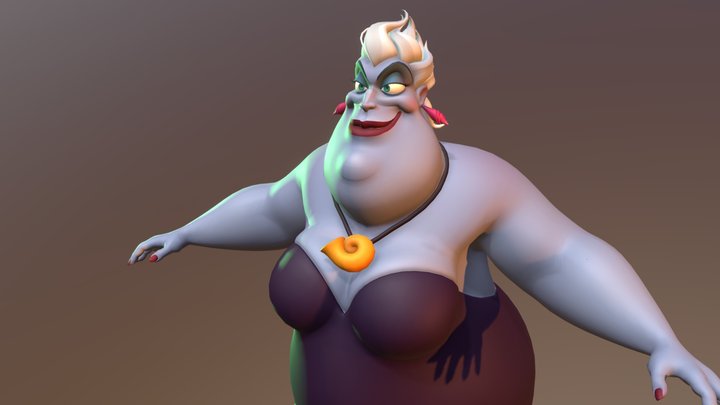 Ursula - Disney (neutral pose) 3D Model