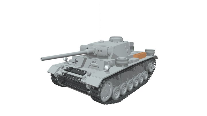 XYZ Panzer III 3D Model