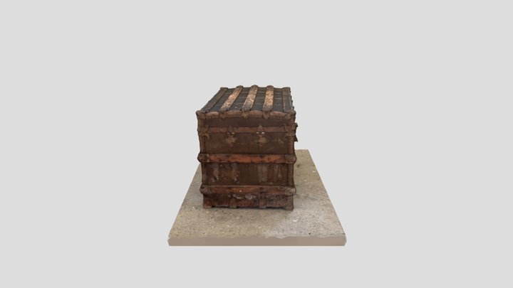 Antique Chest 3D Model