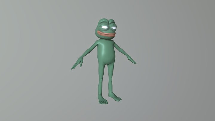 Pepe The Frog 3D Model