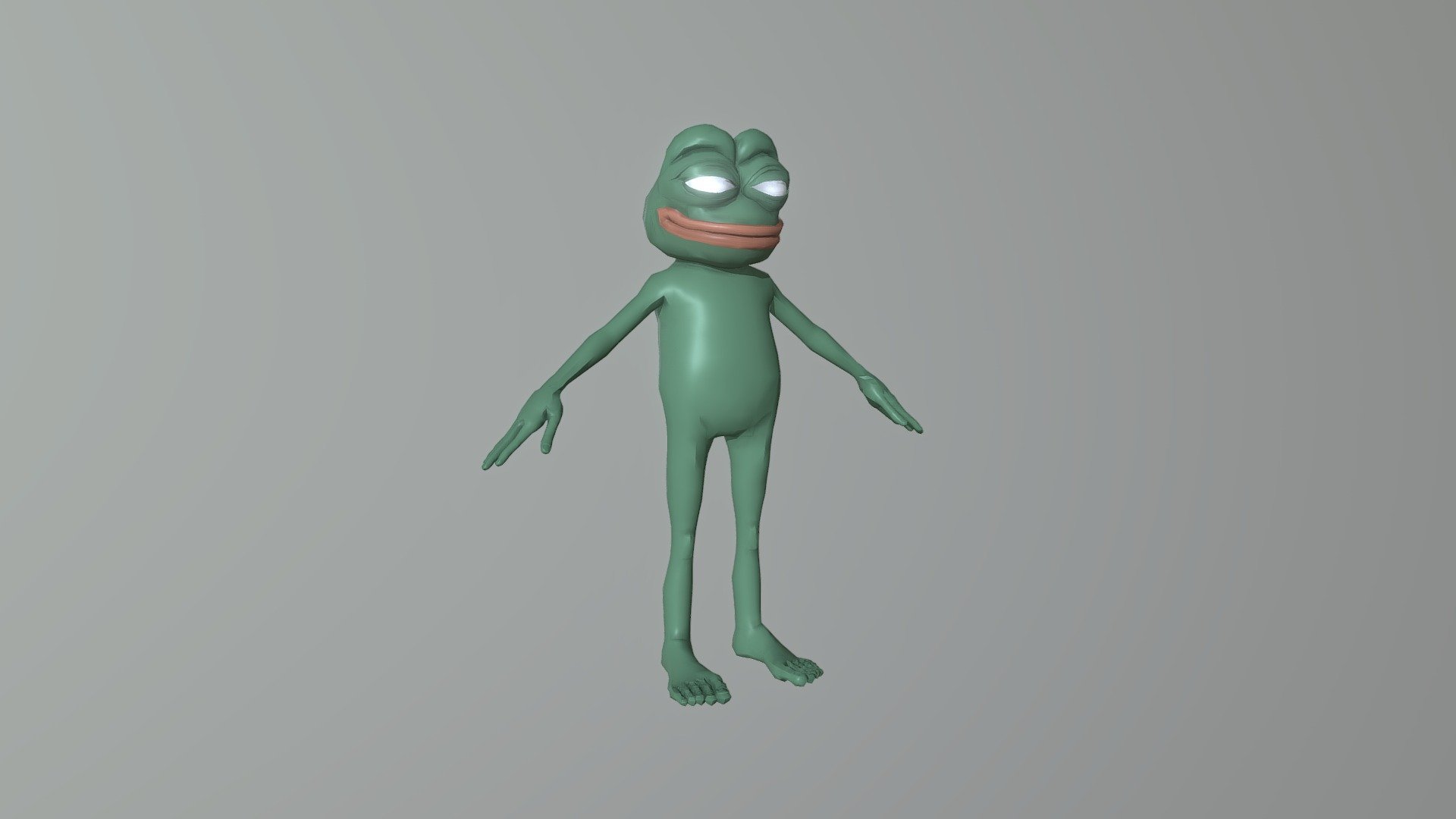 Pepe The Frog Download Free 3D model by OCBacon [28a9295] Sketchfab