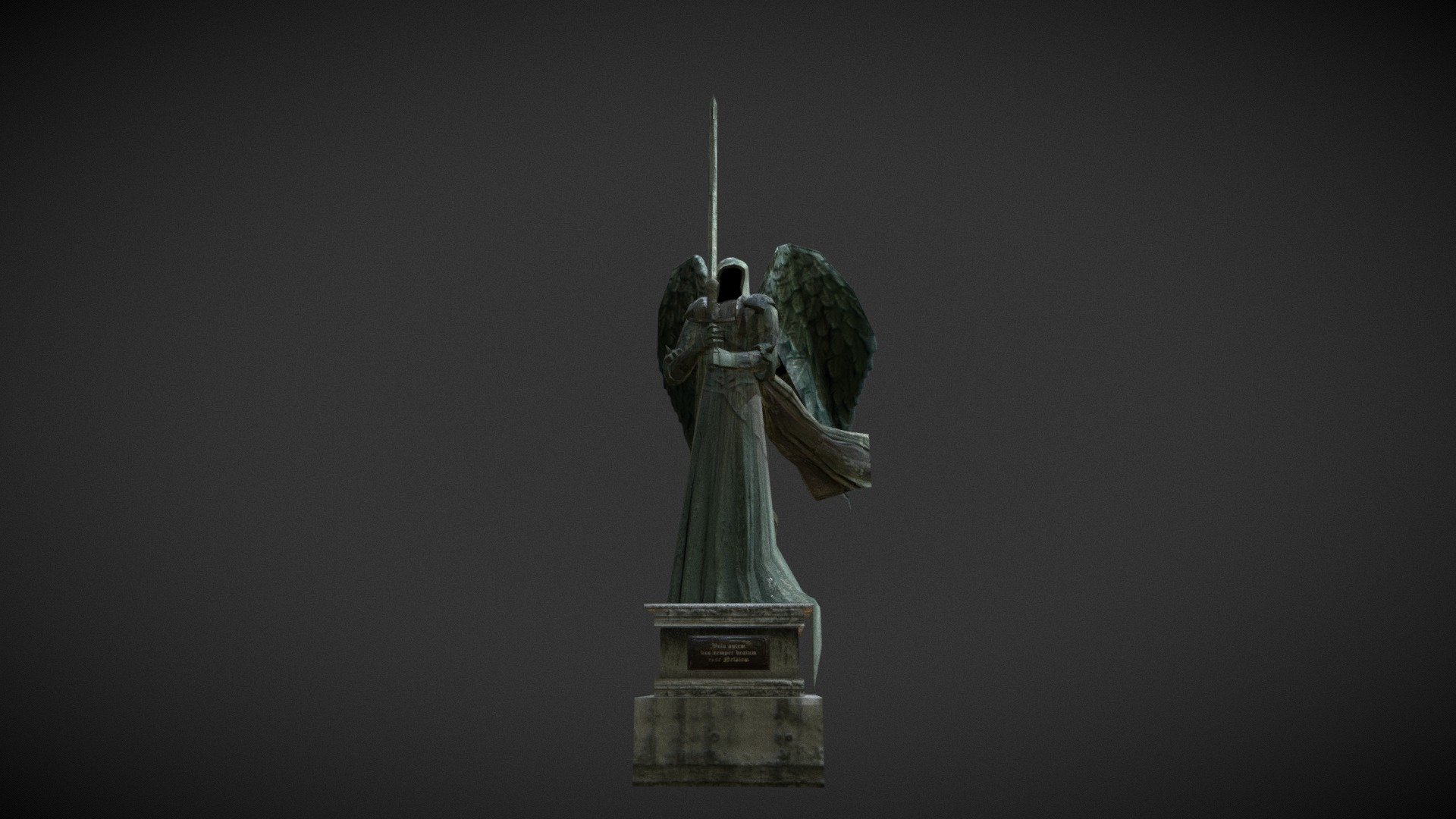 Angel Guardian Statue - 3D model by mauknox09 (@asderel07) [28aa818 ...
