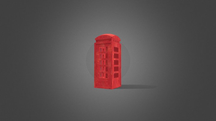 Telephone Box 3D Model