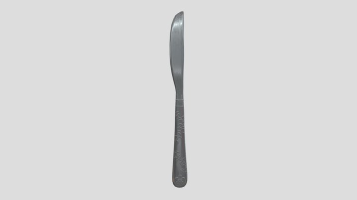 Decorated Knife 3D Model