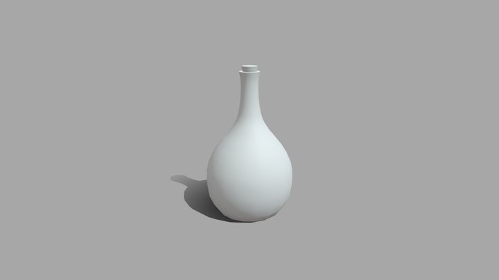Wine Bottle 3D Model