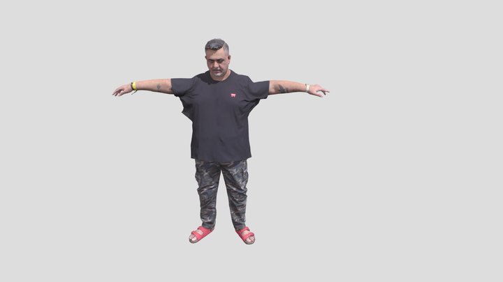 Sonu Lakhwani Wave Hip Hop Dance 3D Model