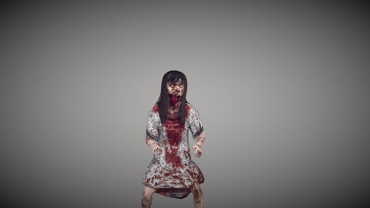 Child zombie 3D Model