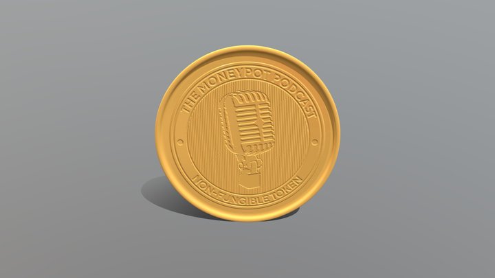 MoneyPot Coin 3D Model
