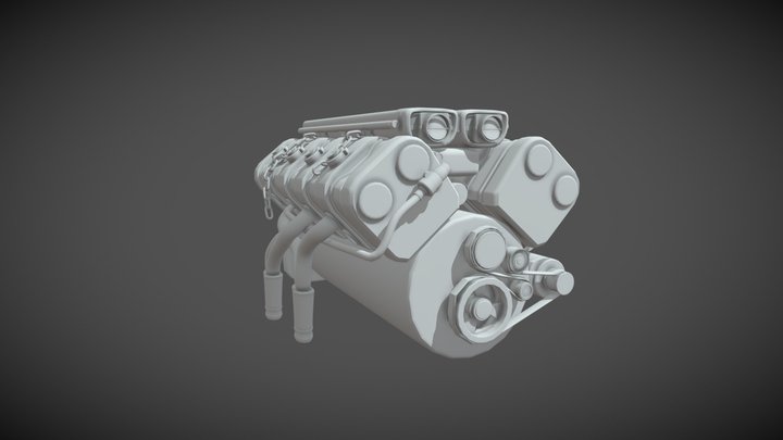 Engine 3D Model