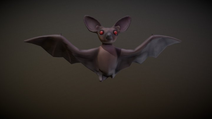 Bat 3D Model