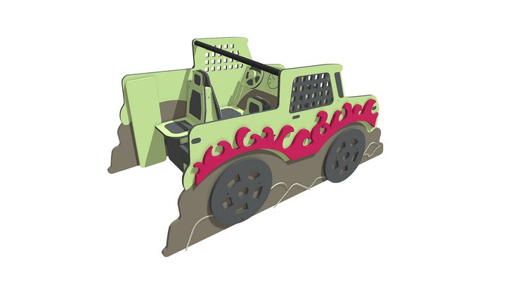 SA-TE074-00 - MONSTER TRUCK 3D Model