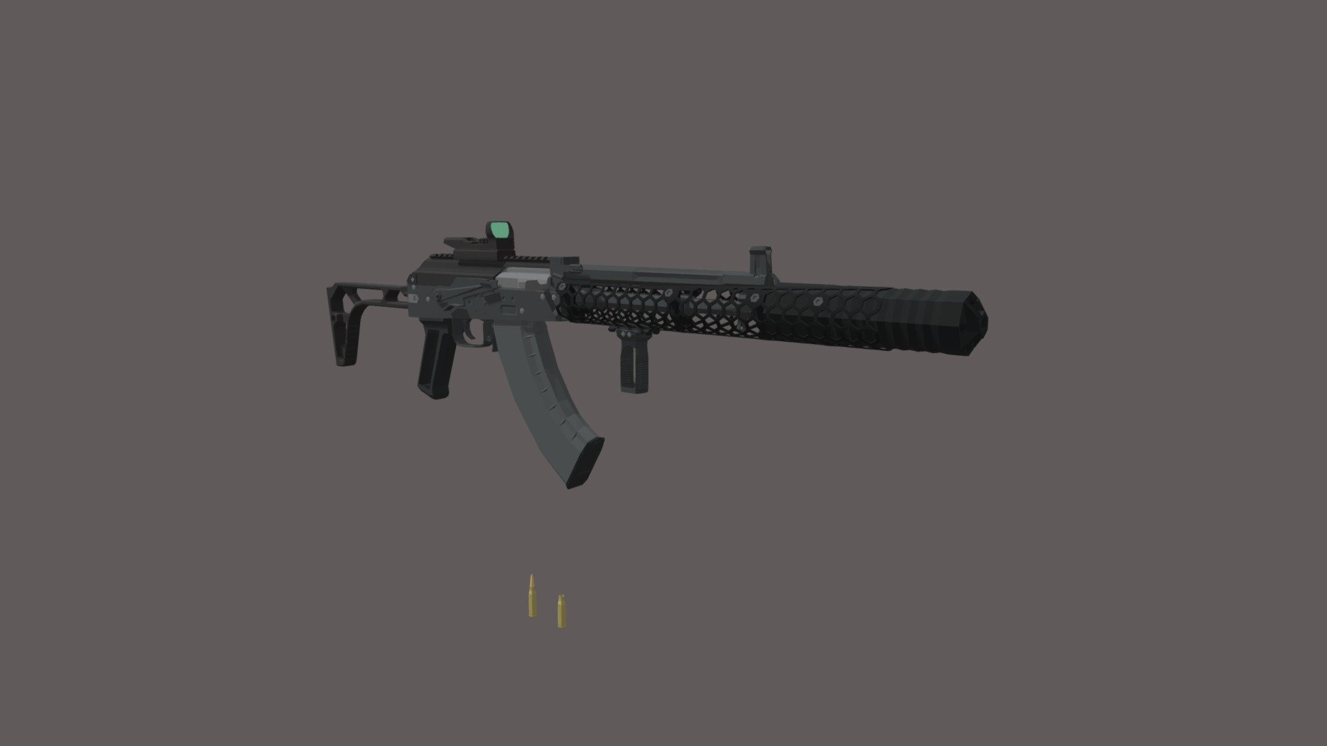 Low poly ak15 Custom - Download Free 3D model by Anysius [28b0b9a ...