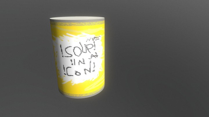 !SOUP! !IN ,a! !CAN! (normal flavor) – Kostenloses 3D-Modell STL