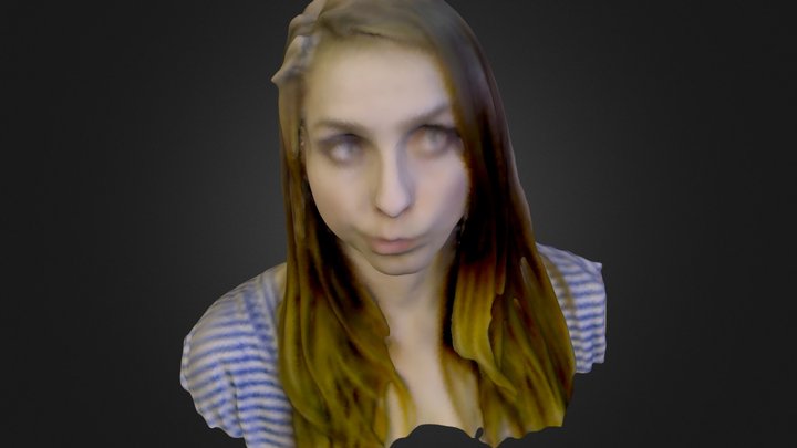 Brittney Head Bust 3D Model