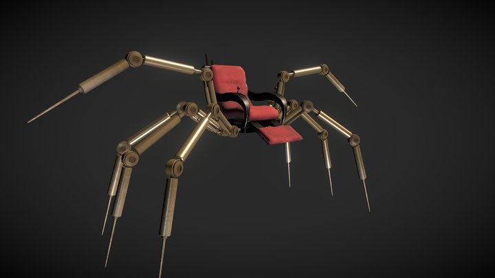 Spider Chair 3D Model