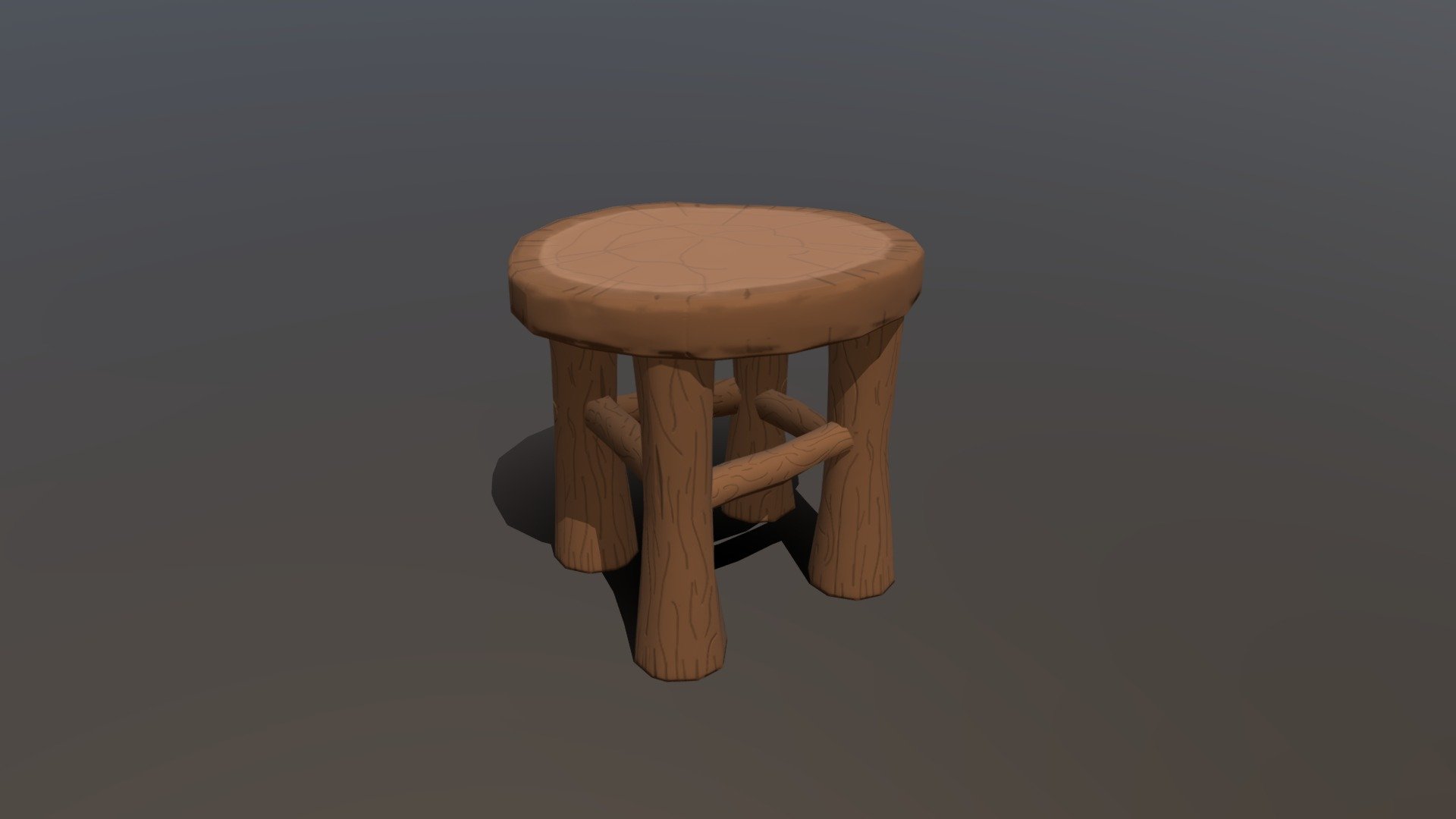 Stylized Stool - 3D model by Caleb yeager (@Yeager) [28b4190] - Sketchfab