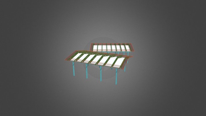 TRUSS DESIGN - 35 FROST ROAD 3D Model