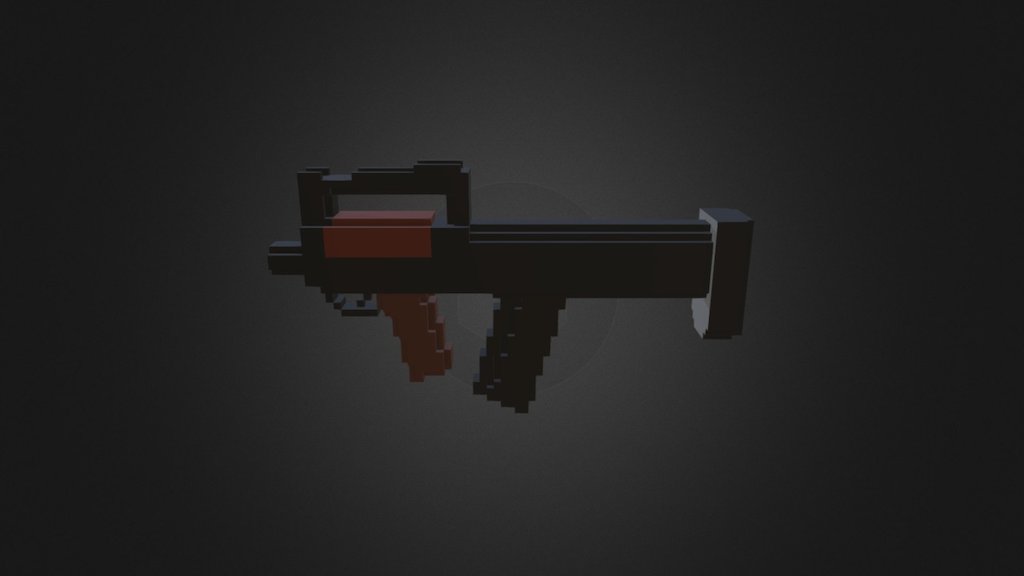 O Ts-14 Groza - 3D model by Anomaly Artz (@AnomalyAlpha) [28b5851 ...