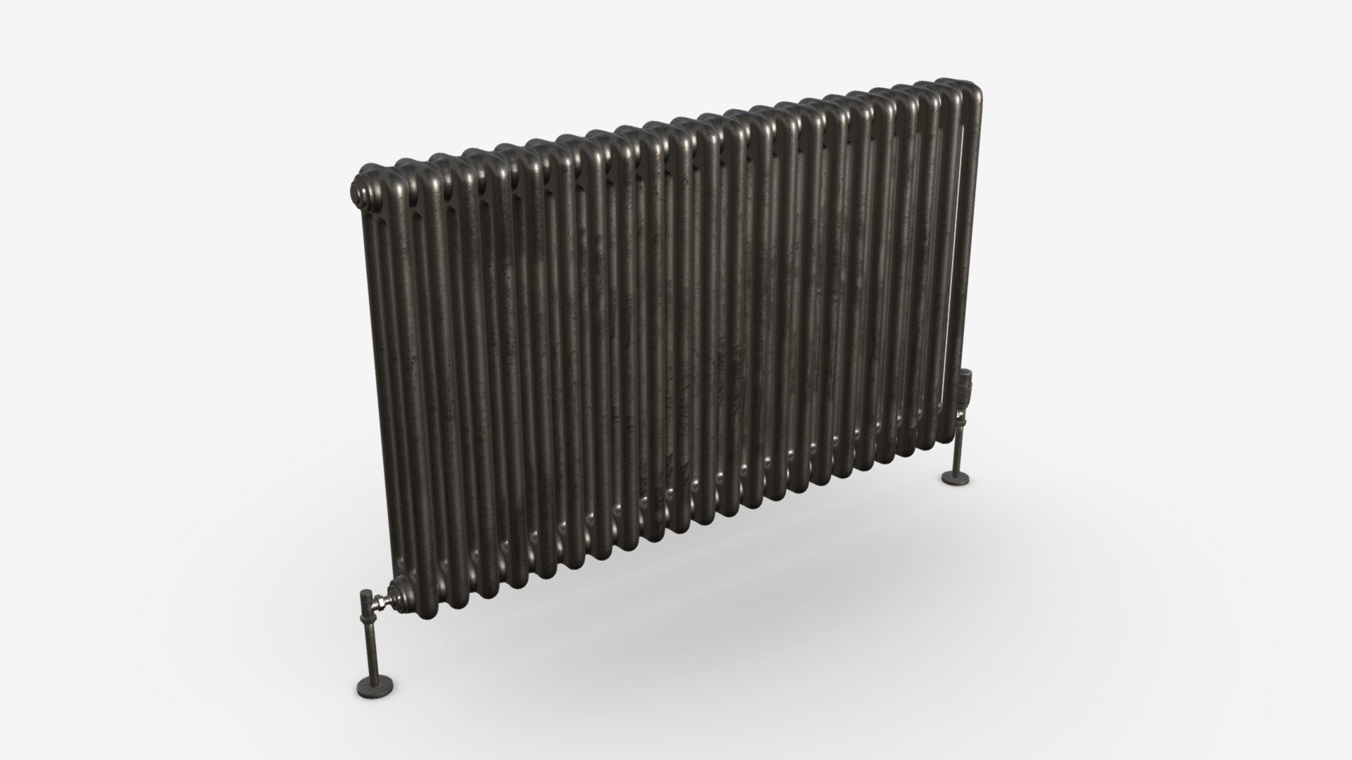 Horizontal column bare radiator 01 - Buy Royalty Free 3D model by ...