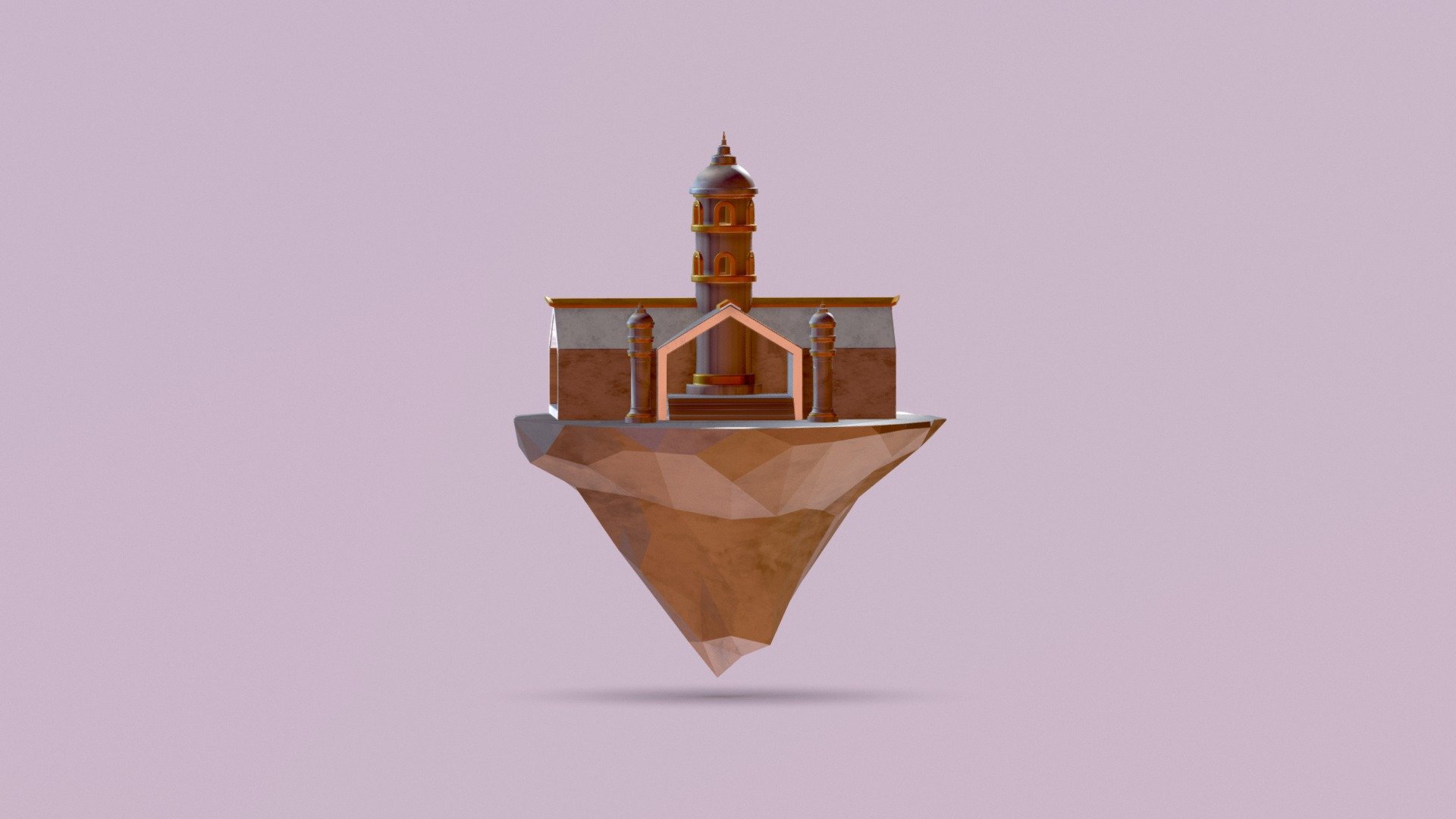 Floating Island Temple