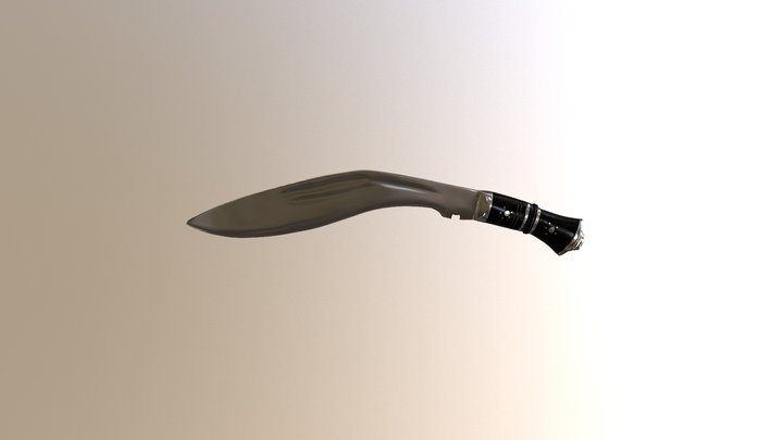 Knife UV Highres2 - Copy 3D Model