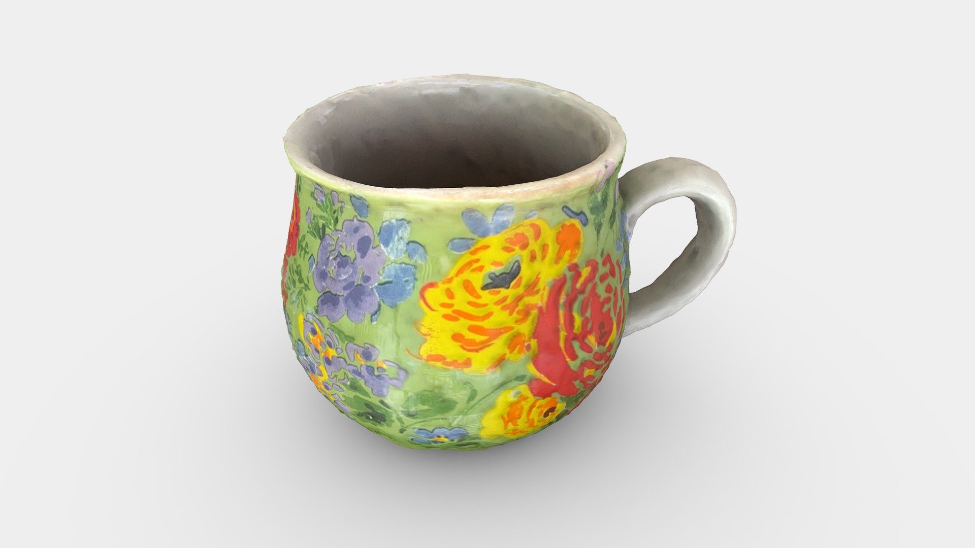 Half full cup of tea